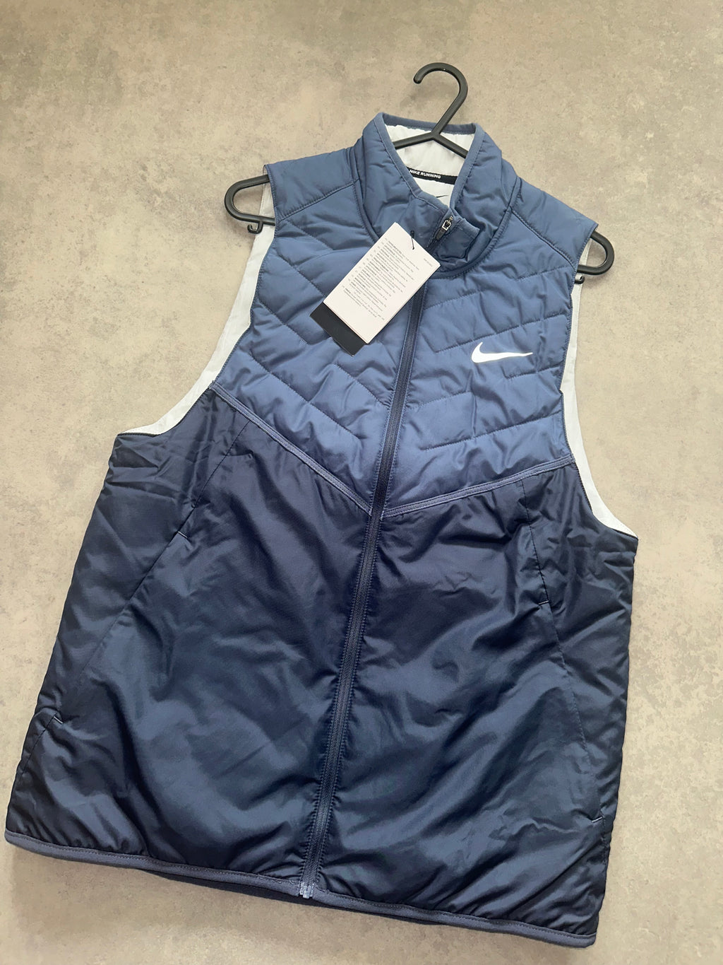 Nike running gilet - navy