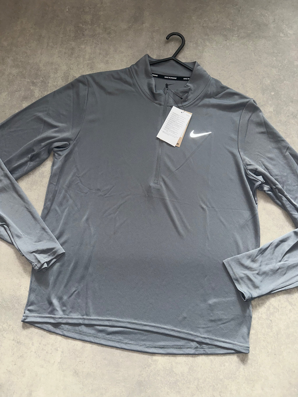 Nike 1/4 zip - grey