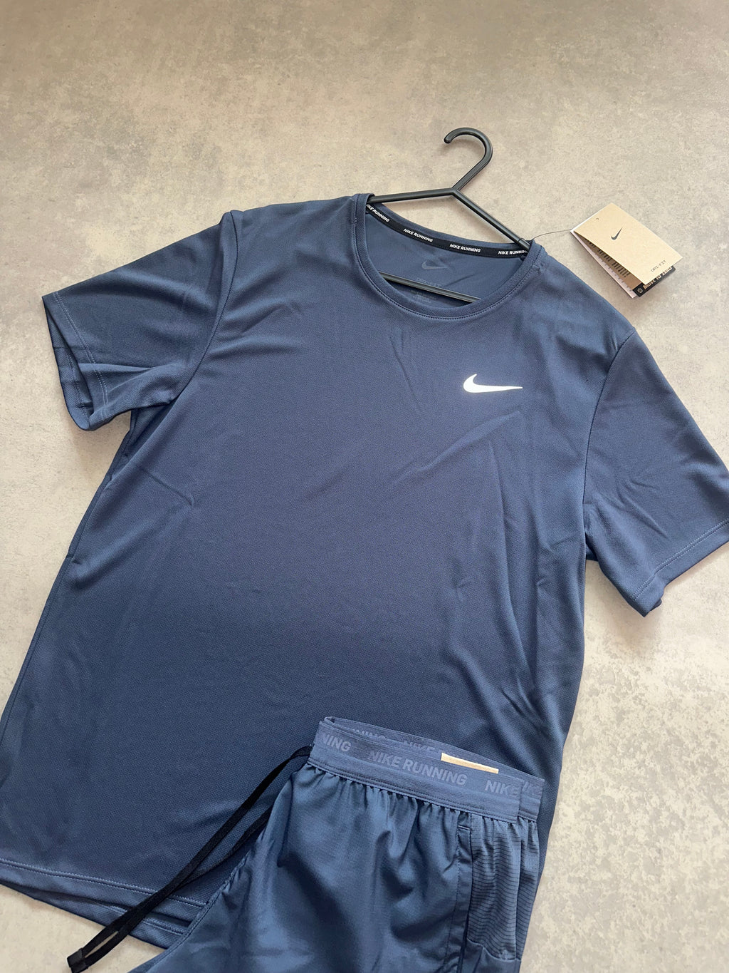 Nike Navy Miler short set - Navy