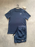 Nike Navy Miler short set - Navy