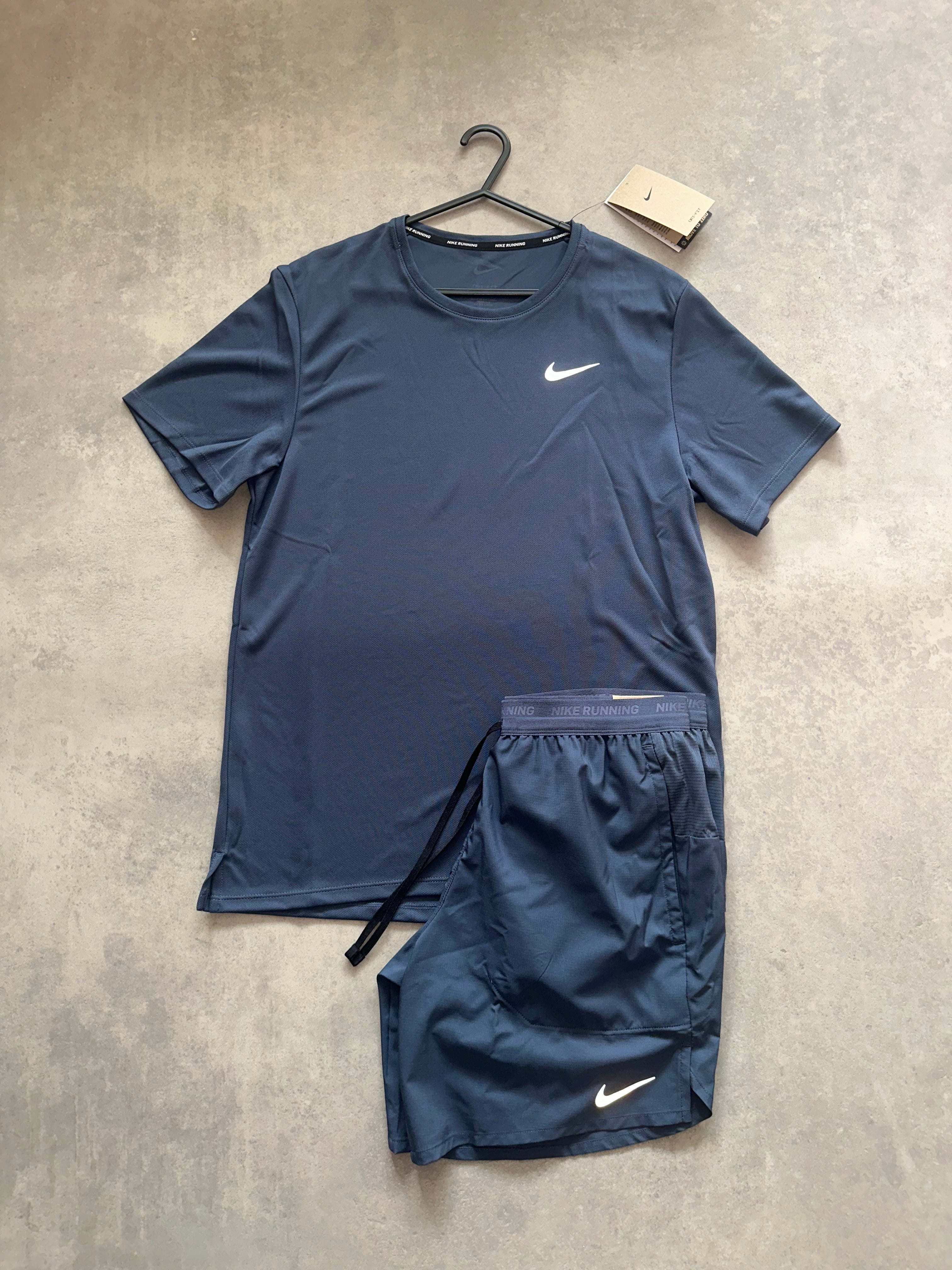 Nike Navy Miler short set - Navy