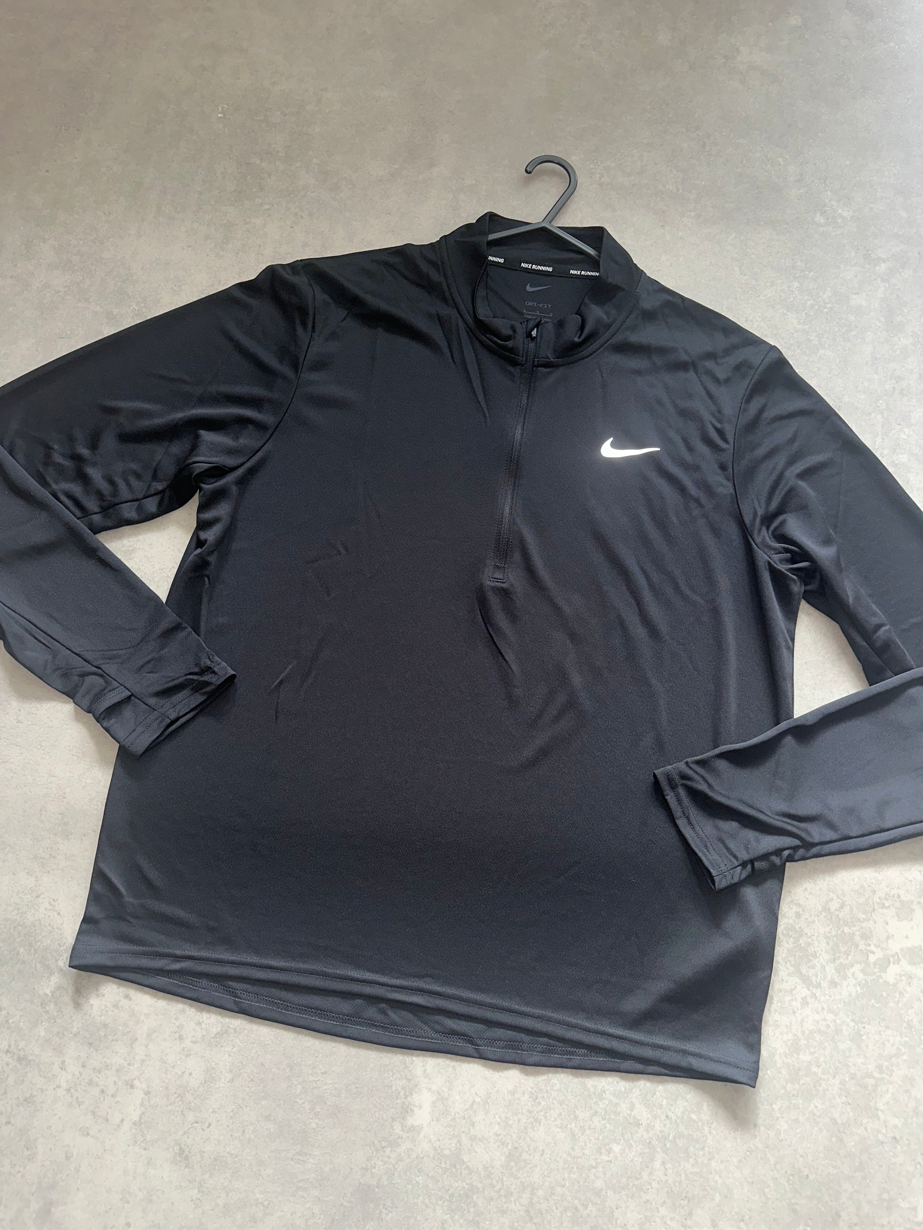 Nike 1/4 zip - black